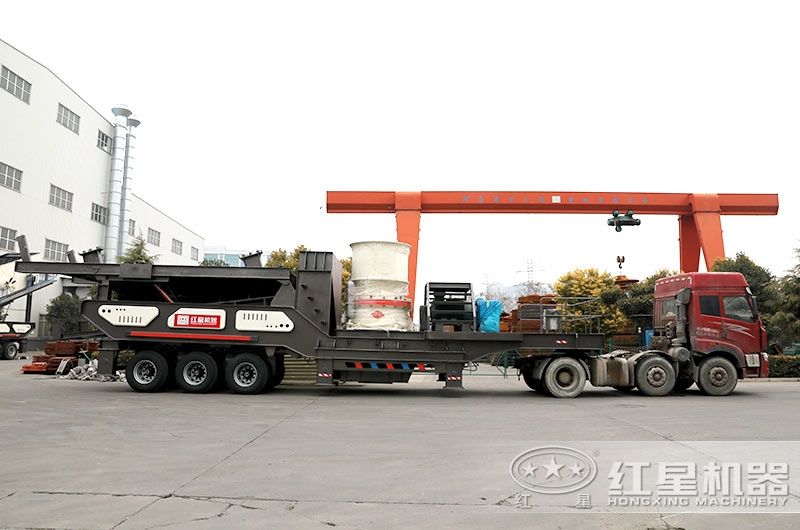 流動石子加工機:配圓錐破 流動石子加工機:配圓錐破