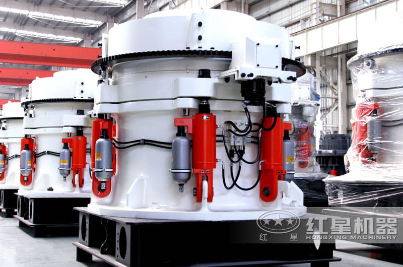 HP900多缸液壓圓錐破碎機，成品呈立方體狀，能耗低