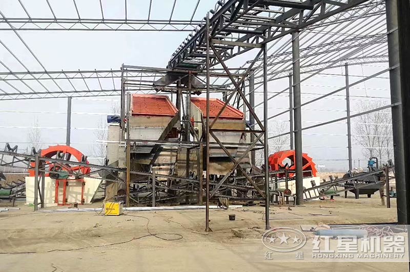 河南客戶水輪洗沙機(jī)現(xiàn)場(chǎng)圖 河南客戶水輪洗沙機(jī)現(xiàn)場(chǎng)圖
