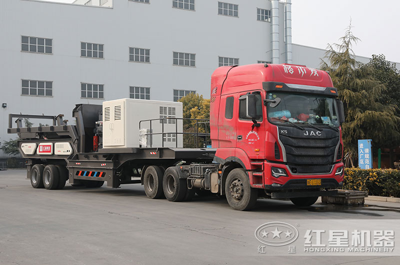 流動石子加工機(jī)直接開往客戶現(xiàn)場 流動石子加工機(jī)直接開往客戶現(xiàn)場