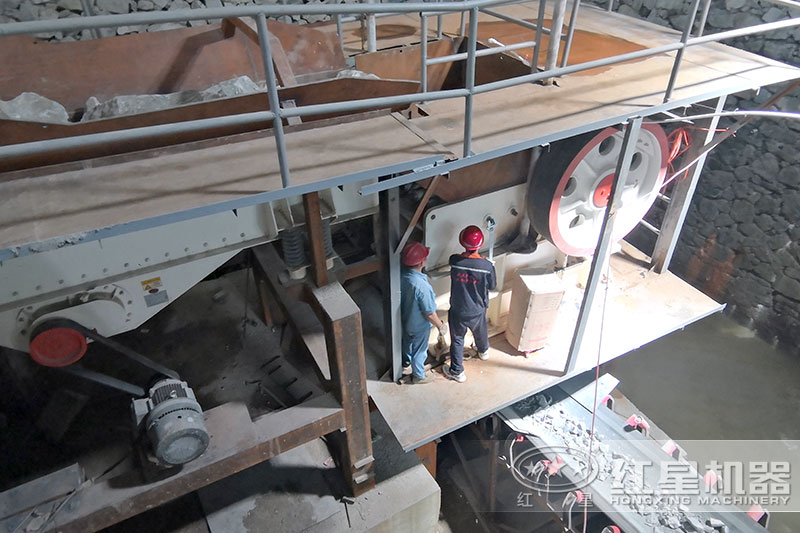 石灰石制砂線(xiàn)的顎破