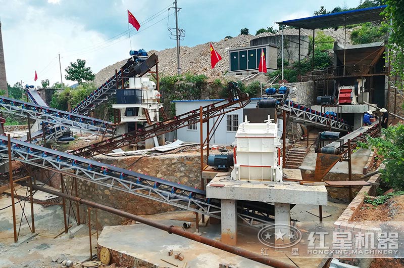 時產(chǎn)500噸制砂生產(chǎn)線現(xiàn)場實拍圖