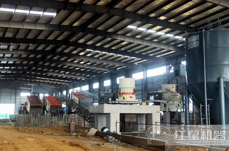 花崗巖破碎加工客戶現場實拍 花崗巖破碎加工客戶現場實拍