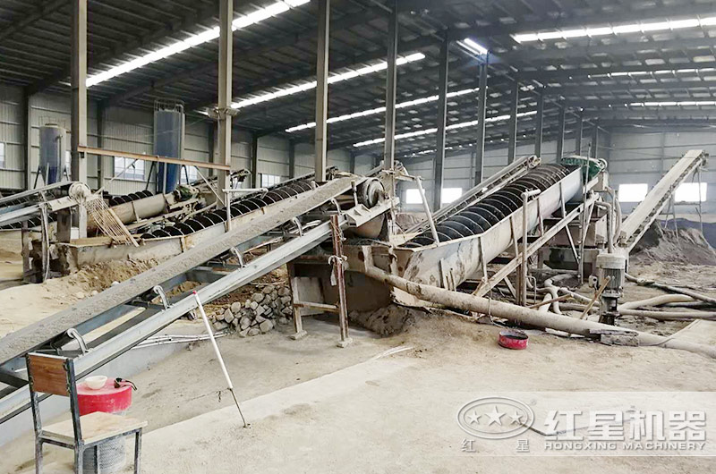 時產160噸/時螺旋洗砂機 時產160噸/時螺旋洗砂機
