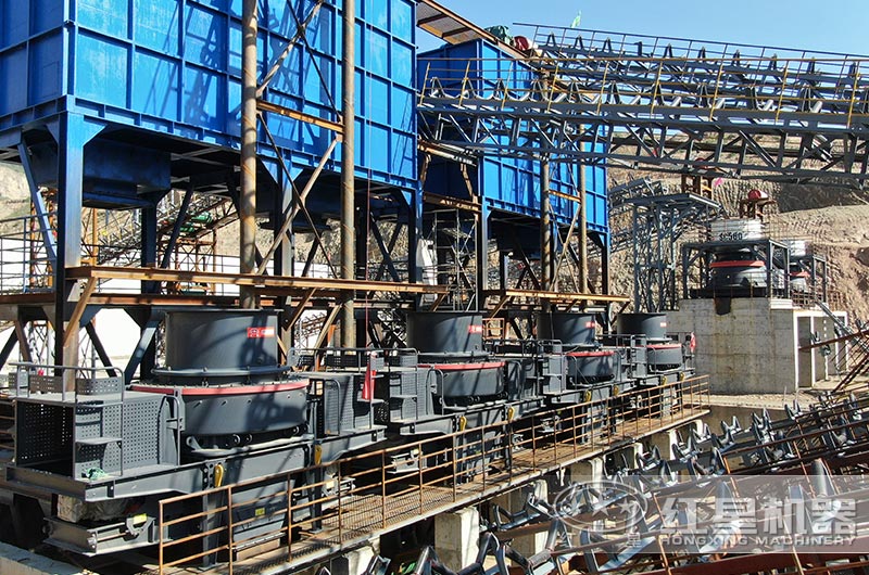 大型制砂現(xiàn)場